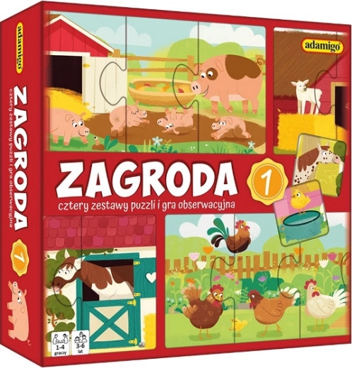 Puzzle d’observation Ferme – set 1