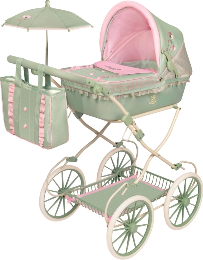 DeCuevas poussette pliante pour poupées avec sac et accessoires Botanic 2026 – 81 cm