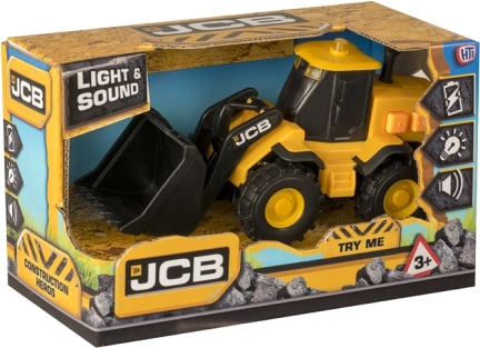 Chargeuse compacte JCB avec lumière et son