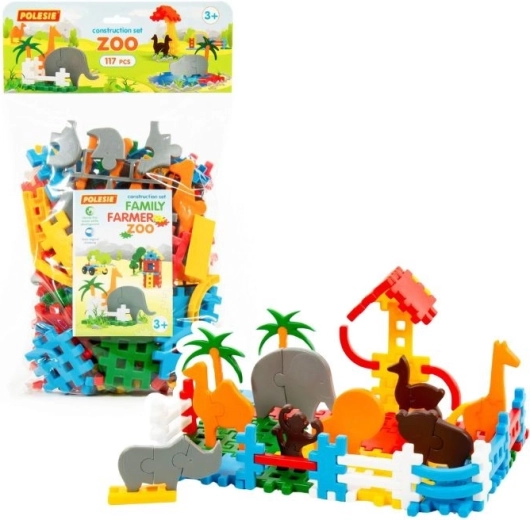Jeu de construction Blok Zoo – 117 pièces