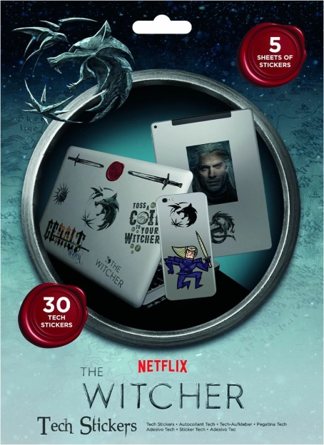 Lot d’autocollants The Witcher