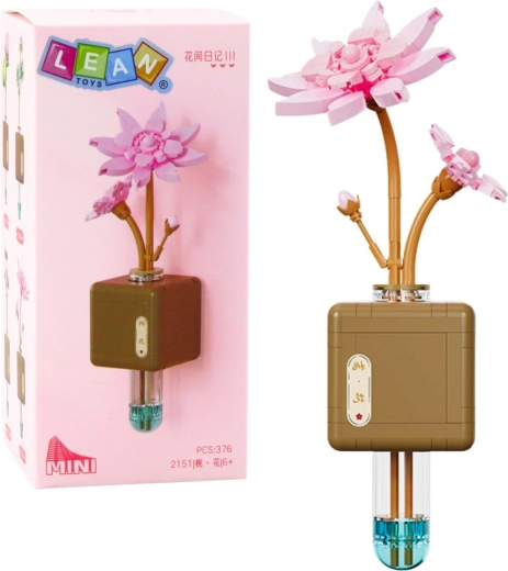 Kit de construction Fleur de Lotus Rose