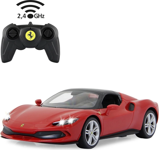 Voiture RC Ferrari 296 GTS à l'échelle 1:16 rouge