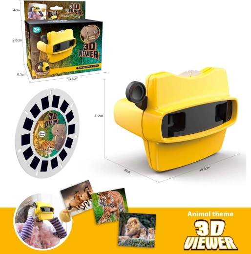 Lunettes 3D Safari pour enfants 13,5 × 8 × 9,6 cm