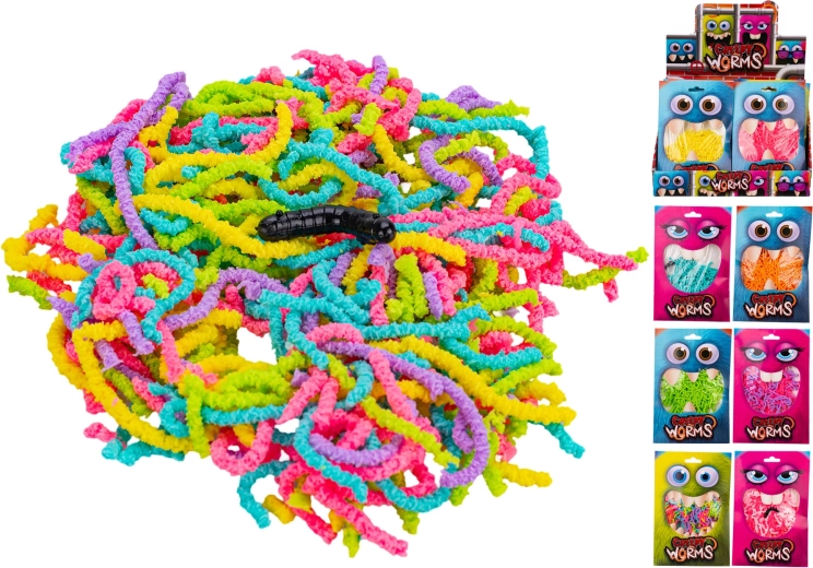 Vers effrayants – jouets multicolores pour enfants