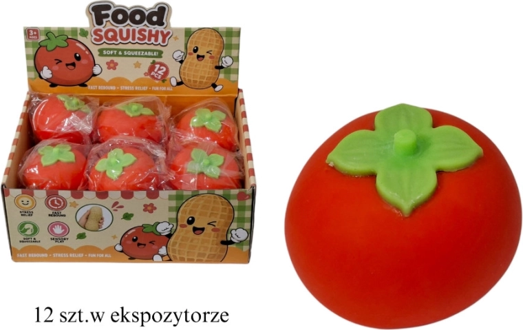 Gniotek en forme de tomate – 1 pièce