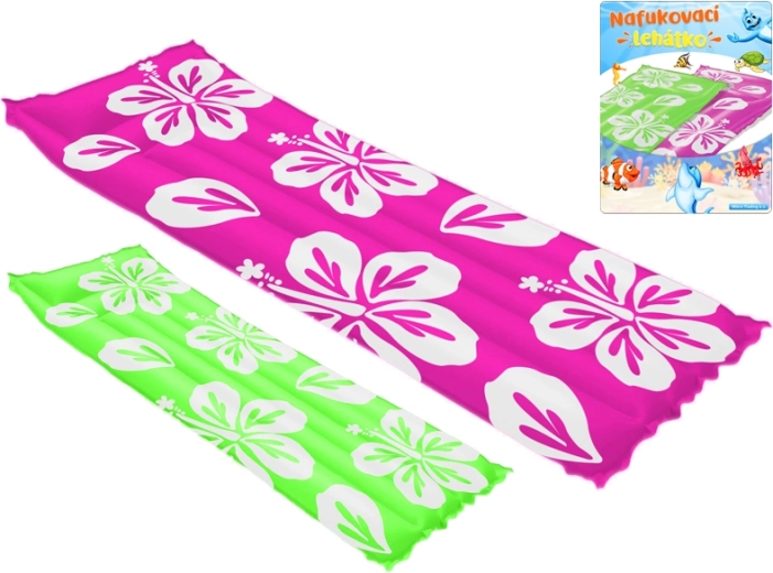 Matelas gonflable avec fleurs 183 × 69 cm - 1 pièce
