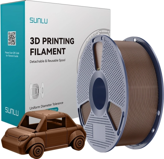 Filament PETG Sunlu brun café