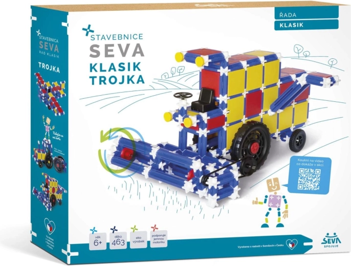 Jeu de construction Seva Klasik Trojka 464 pièces