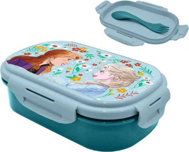 Boîte à déjeuner Frozen avec couverts 2-en-1
