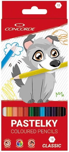 Crayons de couleur CONCORDE Classic 12 couleurs