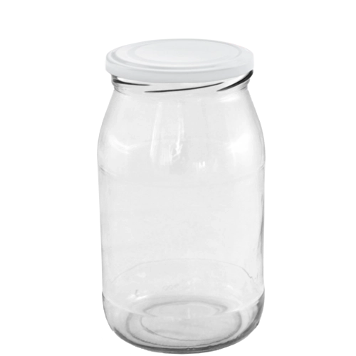 Ensemble de bocaux de conservation 900 ml avec couvercles émaillés 82 mm, 8 pcs