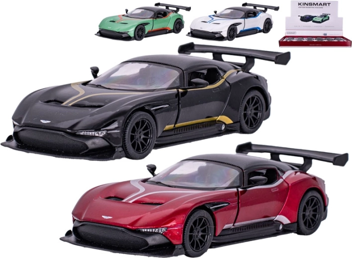 Modèle de voiture en métal Aston Martin Vulcan 1:38 à rétrofriction Kinsmart