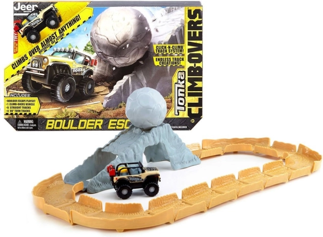 Set de piste TONKA BOULDER ESCAPE avec véhicule tout-terrain
