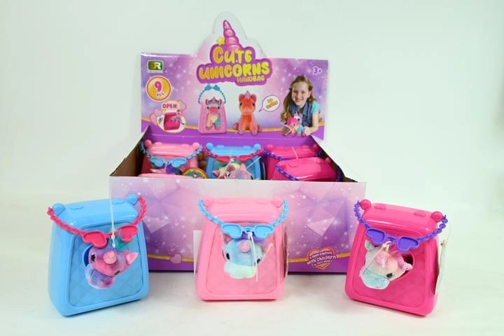 Sac à main enfant avec licorne en peluche
