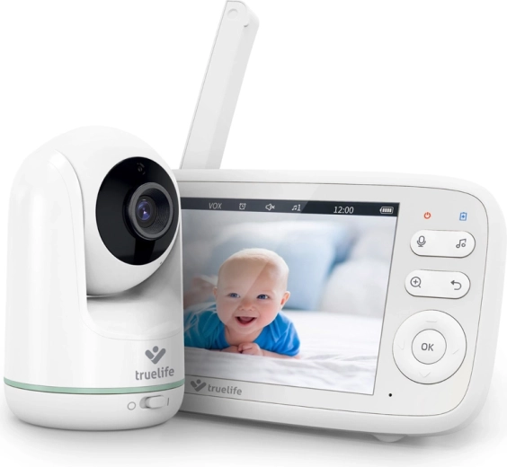 Babyphone vidéo TrueLife 360° NannyCam R5 avec écran 5" et caméra HD