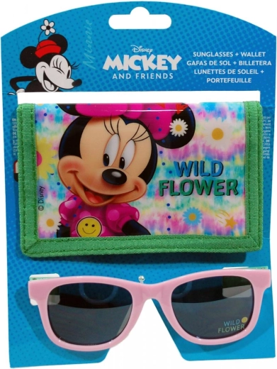 Ensemble lunettes et portefeuille Minnie