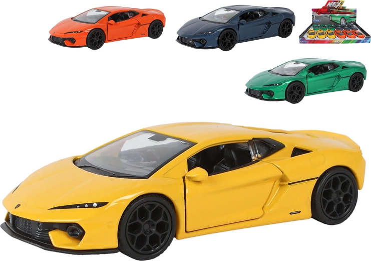 Modèle de voiture en métal Welly Lamborghini Temerario 1:36, 12 cm