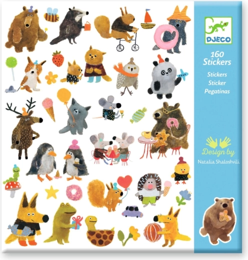 Autocollants animaux DJECO