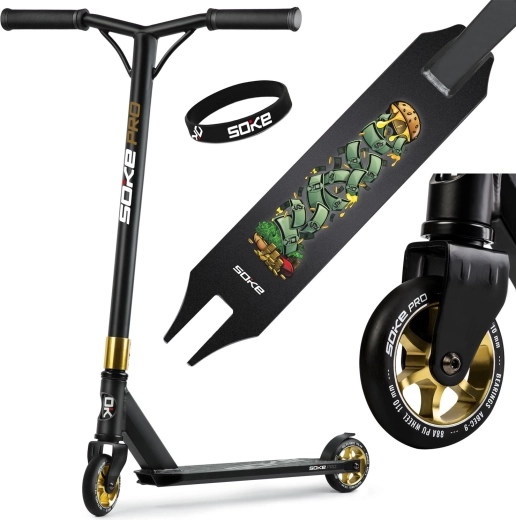 Trottinette freestyle Soke Pro Gold