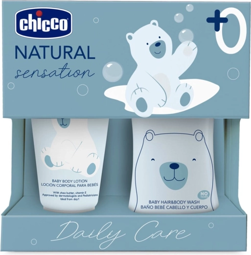 Chicco coffret cadeau Natural Sensation Daily Care pour nouveau-nés