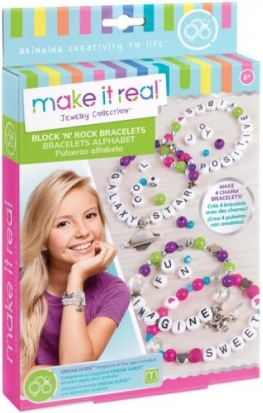 Make It Real bracelets avec lettres