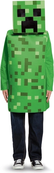 Costume Creeper Minecraft pour enfants 7–8 ans