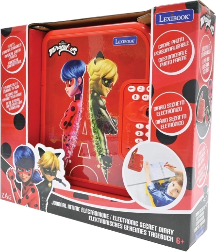Lexibook journal secret électronique Miraculous Coccinelle
