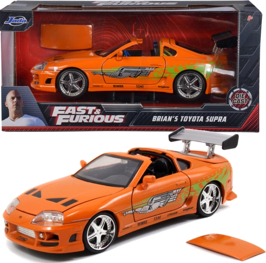 Toyota Supra Fast & Furious modèle en métal 19 cm