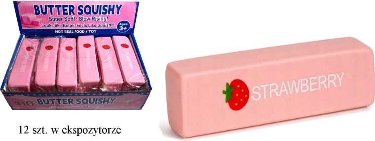 Squishy antistress beurre rose