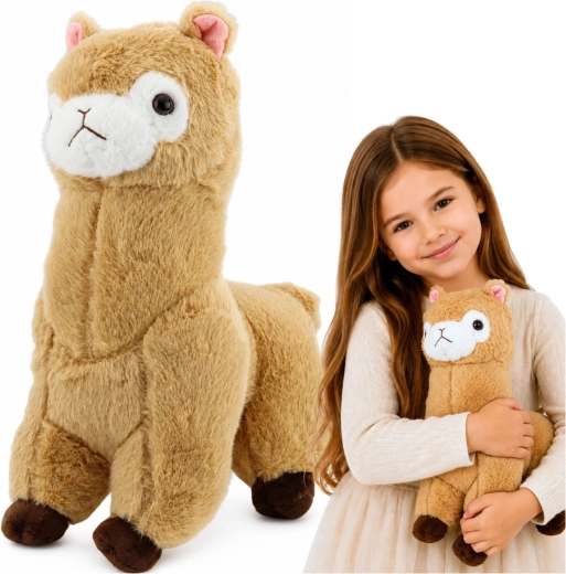 Alpaga en peluche – crème 38 cm