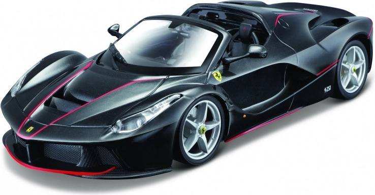 Modèle métallique Lafferrari Aperta noir 1:24 à assembler
