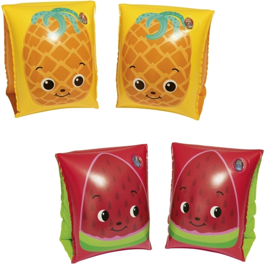 Brassards gonflables pour enfants BESTWAY fruits – pastèque/ananas 23 × 15 cm