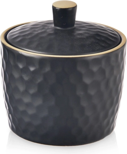 Sucrier en céramique TEA TIME 320 ml, noir