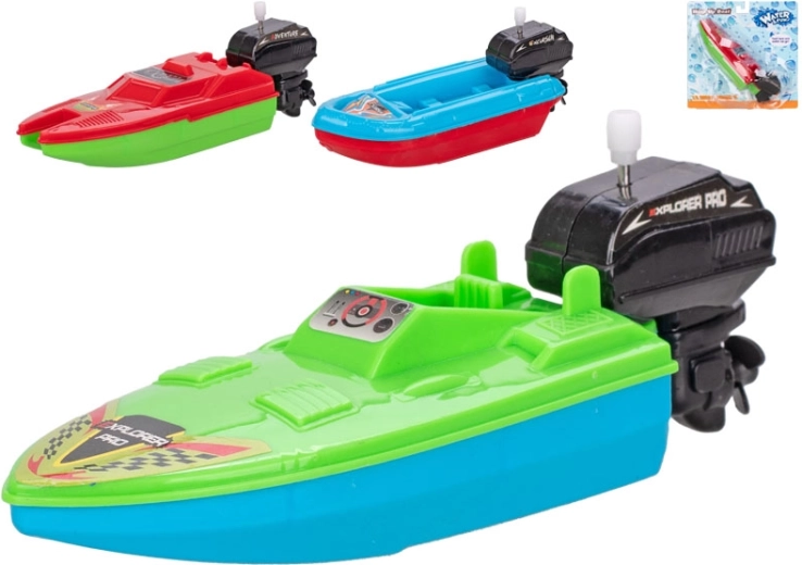 Bateau à remontoir pour l’eau 16 cm