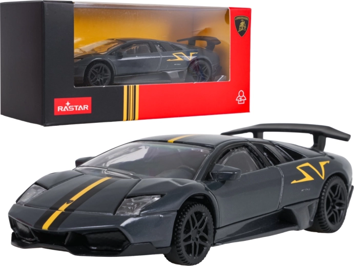 Modèle métallique Lamborghini Murciélago LP 670-4 SV Superveloce 1:43 gris RASTAR