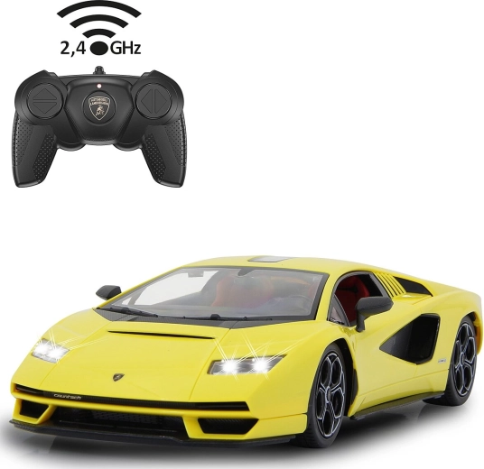 Voiture radiocommandée Lamborghini Countach LPI 800-4 1:16 jaune