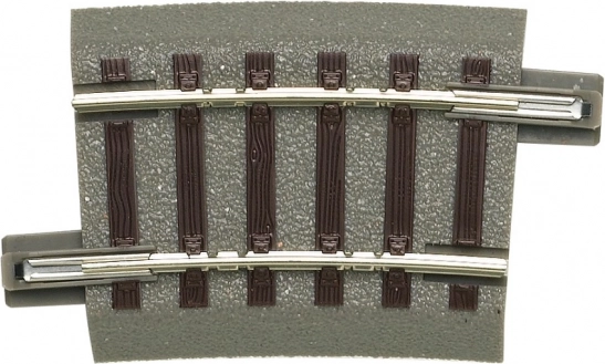 Roco geoLINE rail courbe R2 7,5° avec ballast