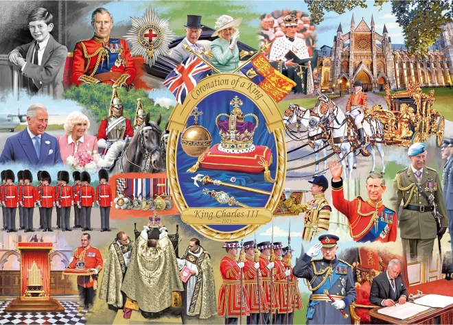 Puzzle Couronnement du roi 1000 pièces