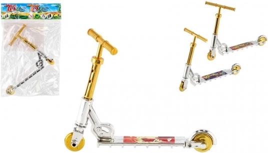 Mini trottinette à doigts en plastique 10 cm avec plusieurs couleurs