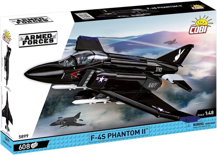Jeu de construction COBI F-4S Phantom II Black Bunny – 608 pièces