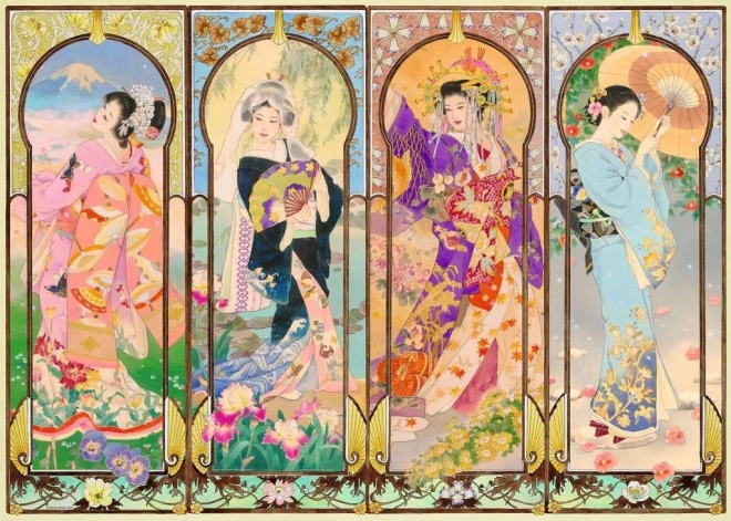 Puzzle Ravensburger Quatre saisons 1000 pièces