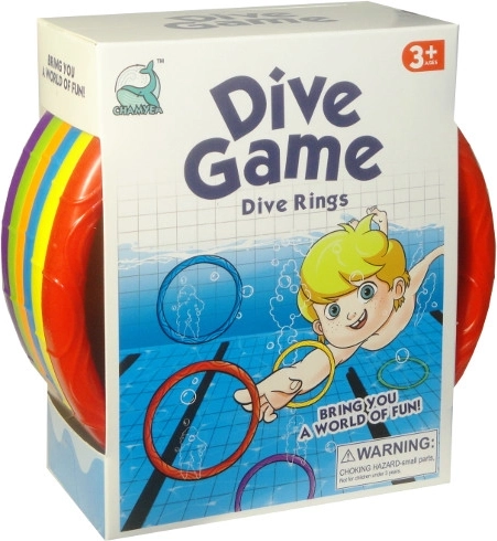 Lot d’anneaux de plongée pour l’eau (6 pièces)