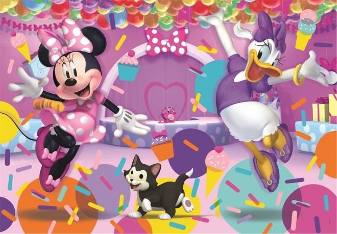 Puzzle 104 pièces MINNIE ET DAISY – Clementoni