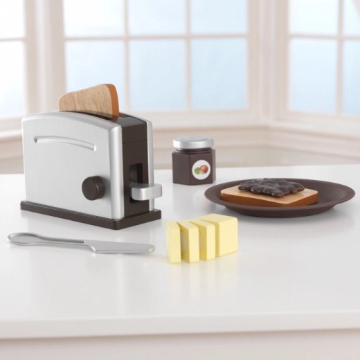 KidKraft Ensemble en Bois Grille-Pain Espresso