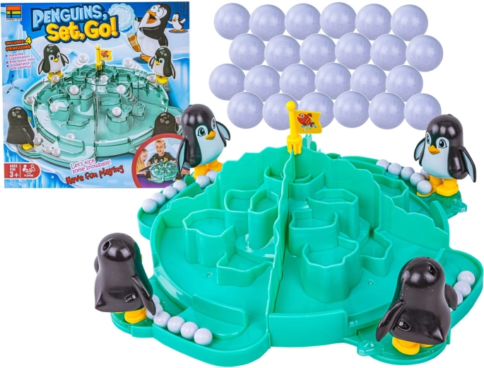 Foot pingouin – jeu d’adresse familial « Penguins, Set, Go! »
