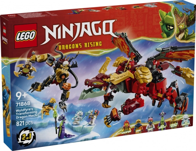 LEGO NINJAGO mech dragon transformable de Wyldfyre