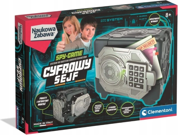 Coffre-fort numérique Spy-Game Clementoni