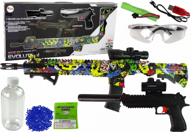 Carabine / fusil - pistolet à billes d’eau avec accessoires