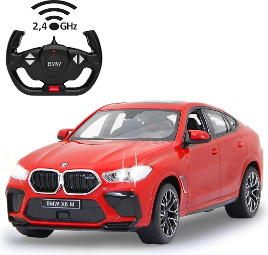 Voiture télécommandée JAMARA BMW X6 M rouge 1:14